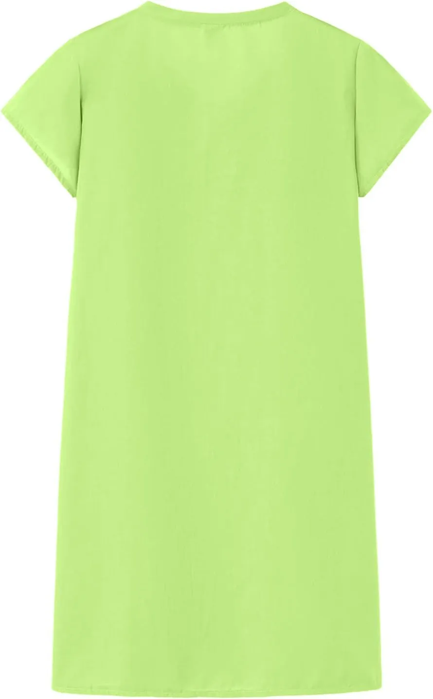 Summer Dress, Casual T Shirt Dress for Women Flowy Tunic Dress with Pockets Reg and Plus Size