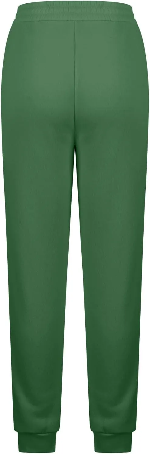 Sweatpants for Women Baggy Joggers Lounge High Waist Pants with Pocket Star Print Sweatpants Fleece Lined Pant