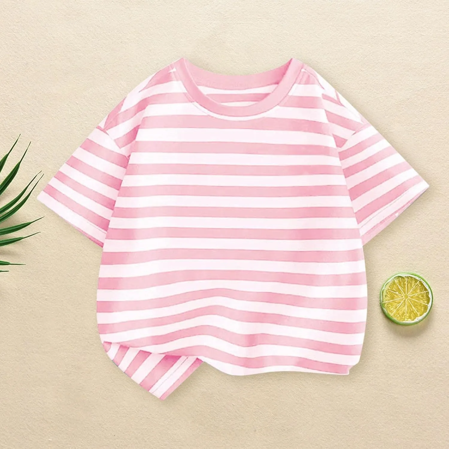 Toddler Baby Infant Cotton Soft T Shirt Striped Loose Soft Oversized Tees Tops Newborn Summer Casual Funny Comfy Shirt