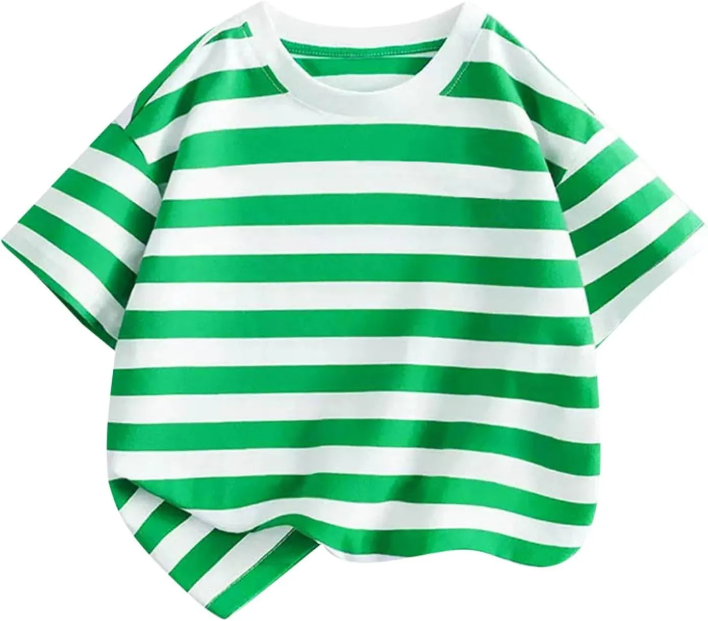 Toddler Baby Infant Cotton Soft T Shirt Striped Loose Soft Oversized Tees Tops Newborn Summer Casual Funny Comfy Shirt