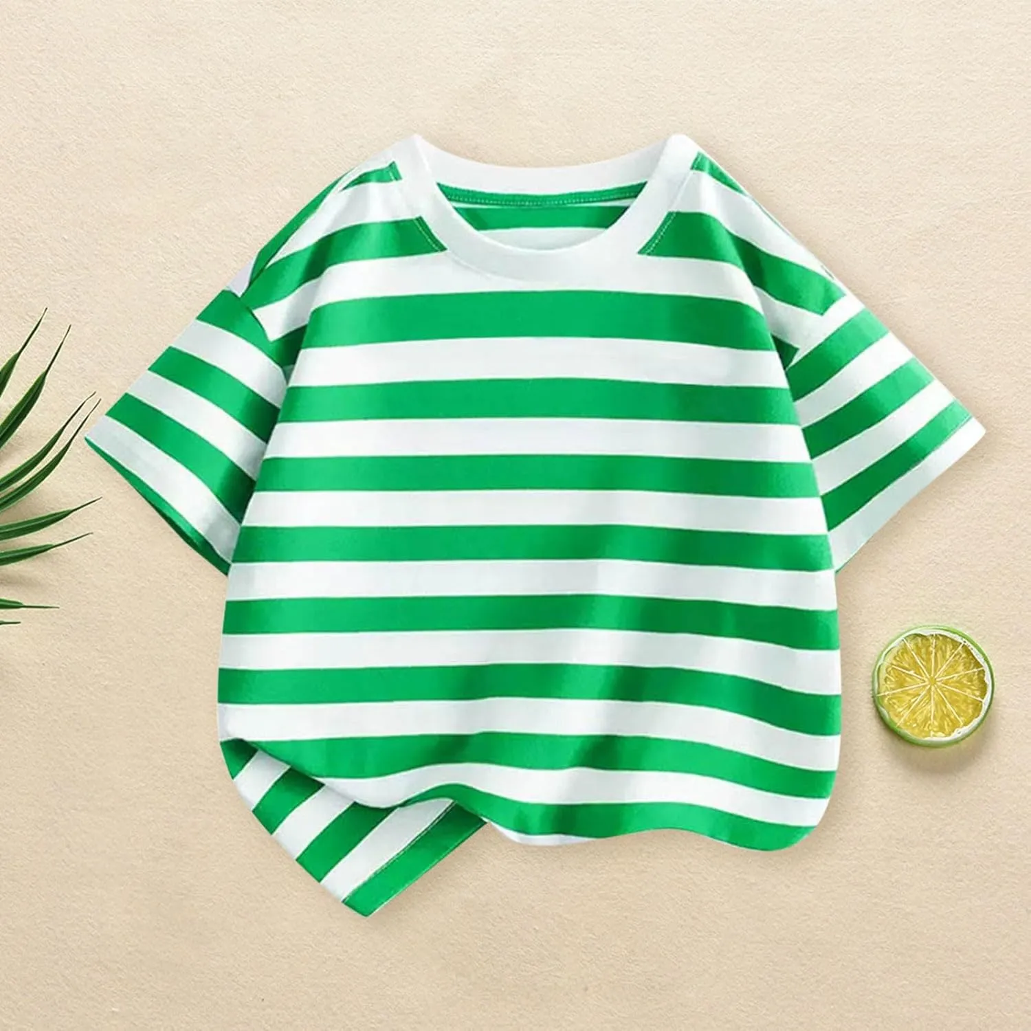 Toddler Baby Infant Cotton Soft T Shirt Striped Loose Soft Oversized Tees Tops Newborn Summer Casual Funny Comfy Shirt