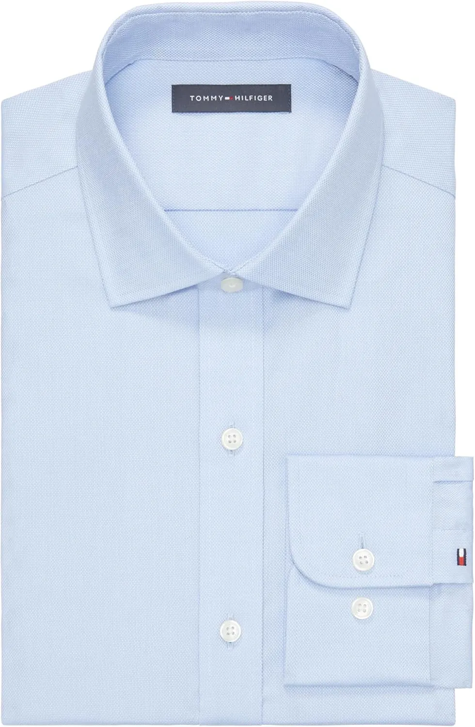 Tommy Hilfiger Men's Dress Shirt Regular Fit Essentials