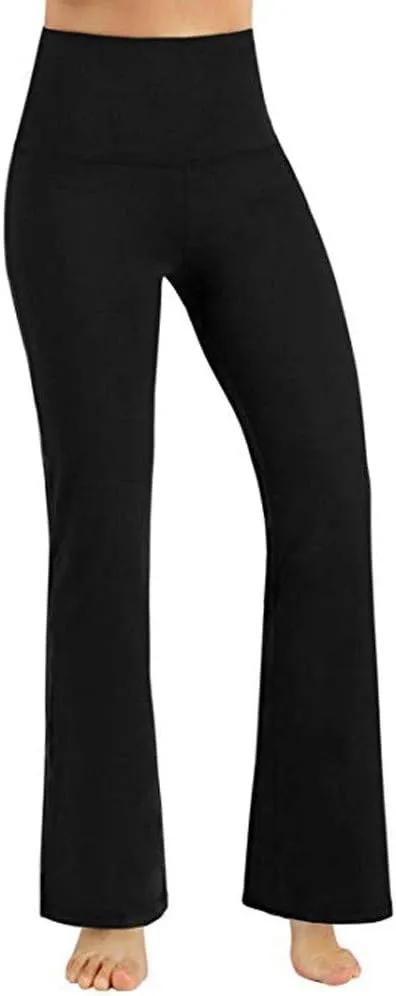 Tummy Control High Waisted Leggings for Women Soft & Slim Seamless Yoga Pants Flared Butt Scrunch Leggings Ultra Soft