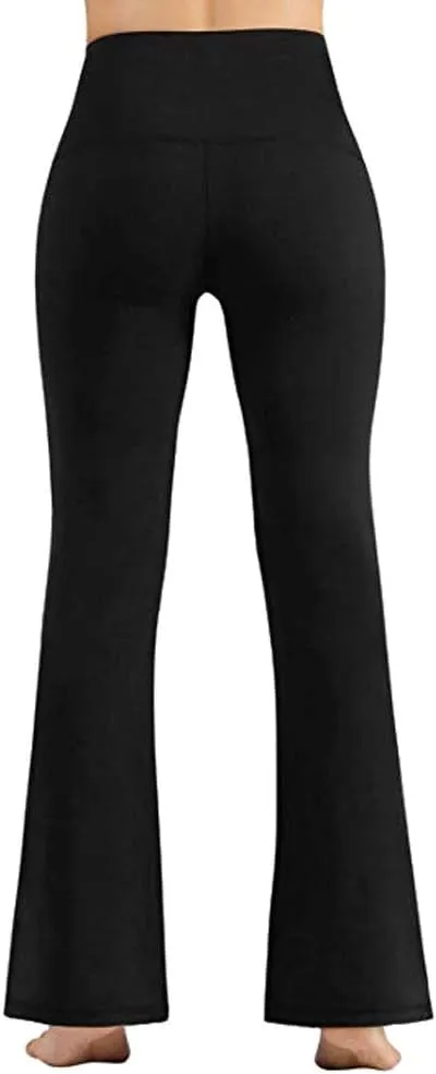 Tummy Control High Waisted Leggings for Women Soft & Slim Seamless Yoga Pants Flared Butt Scrunch Leggings Ultra Soft