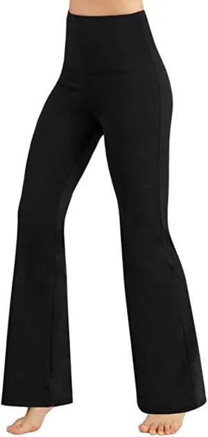Tummy Control High Waisted Leggings for Women Soft & Slim Seamless Yoga Pants Flared Butt Scrunch Leggings Ultra Soft