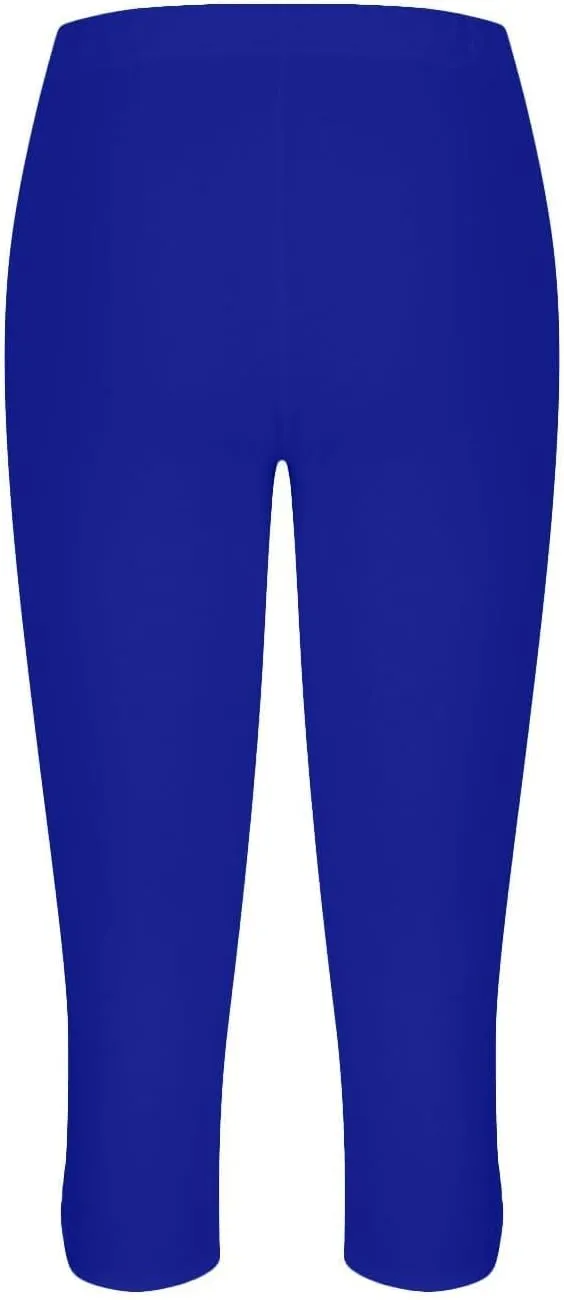 Women Capris Summer Dressy Cropped High Waist Yoga Pants Casual Solid Comfy Leggings Workout Pants