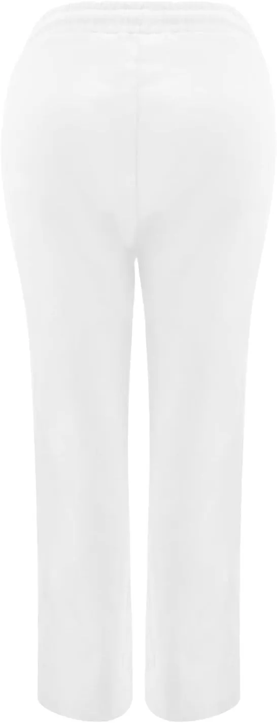 Womens Casual Cotton Linen Pants Plus Size Drawstring High Waist Pants Loose Fit Summer Pants Trousers with Pockets