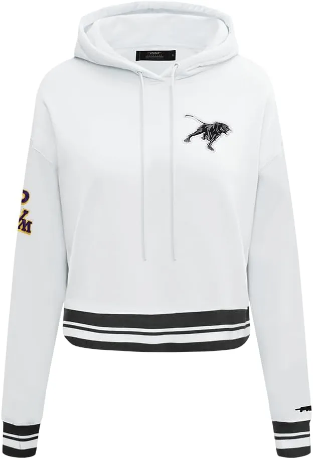 Womens College Classic Essentials Cropped Pullover Hoodie