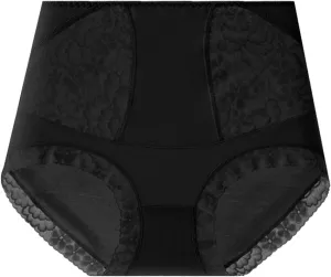 Women's High Waist Cotton Underwear Soft Brief Sexy Lace Panties Regular Butt Lift Seamless Brief