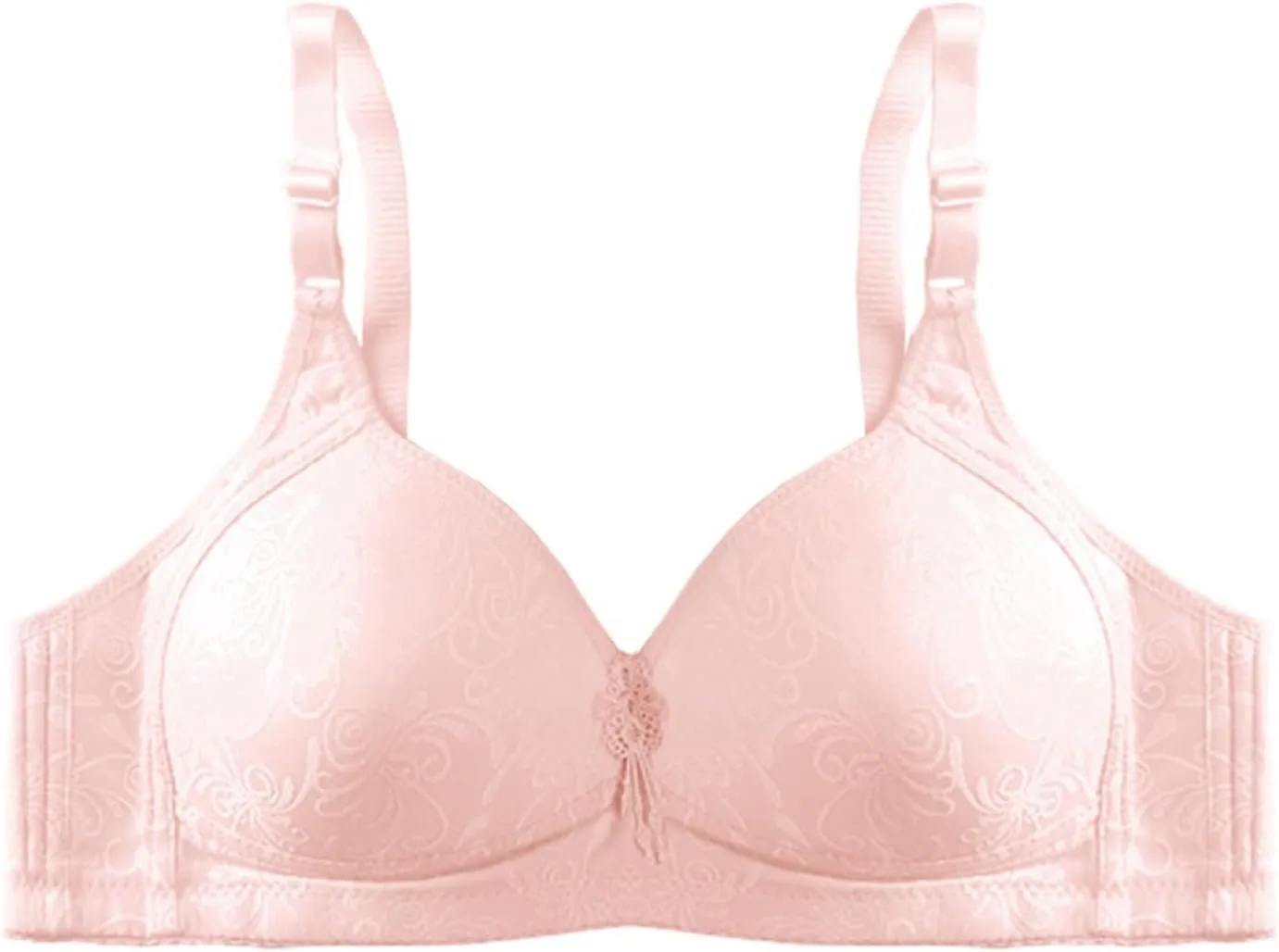 Women's No Underwire Adjustable Straps Bras Solid Color Push Up Lifting Everyday Bra Lightweight Breathable Bralettes