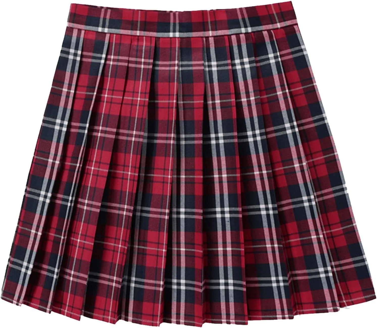 Women's Pleated Skirt High Waisted A Line Casual Mini Skirts Basic Casual Skirts A-Line Stretchy Skater Party Skirt