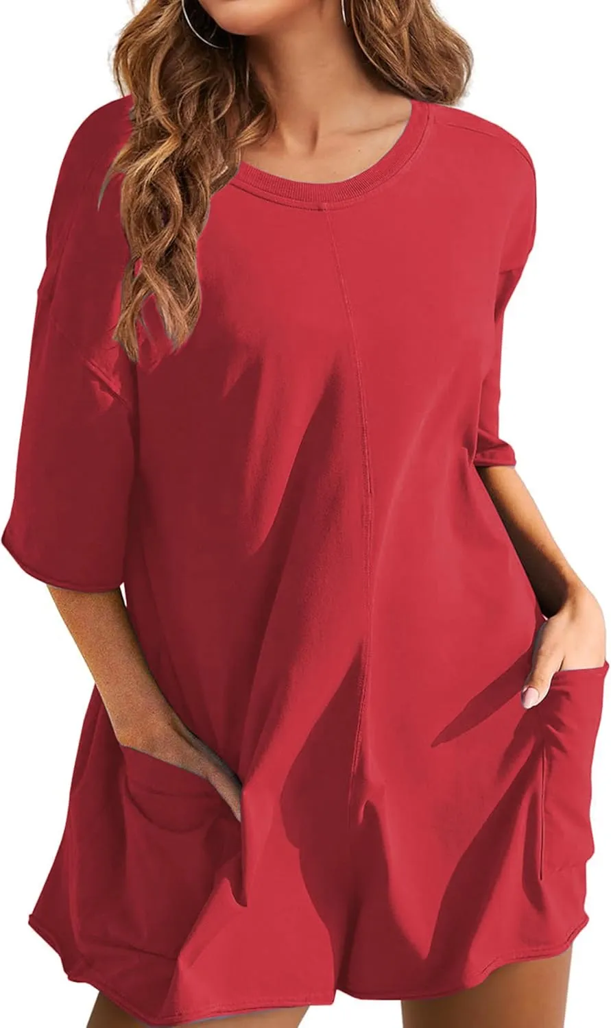 Women's Reversible Hot Shot Tee Rompers Casual Oversized Athletic Workout Jumpsuit Overalls