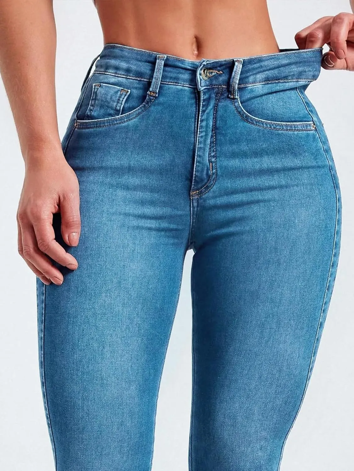 Women's Soft Stretchy High Rise Skinny Jeans