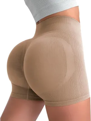 Women's Sports Tight Lifting Hip Five Pants High Waist Seamless Yoga Fitness Pants Short Pants