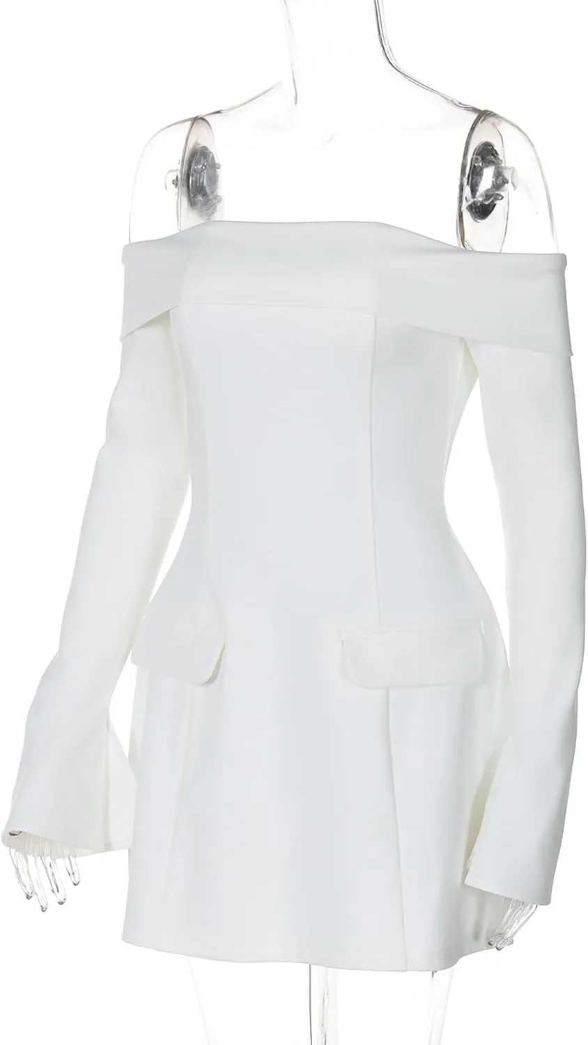 Women's Strapless Tube Mini Dress A Line Bodycon Short Dress Formal Elegant Evening Dresses