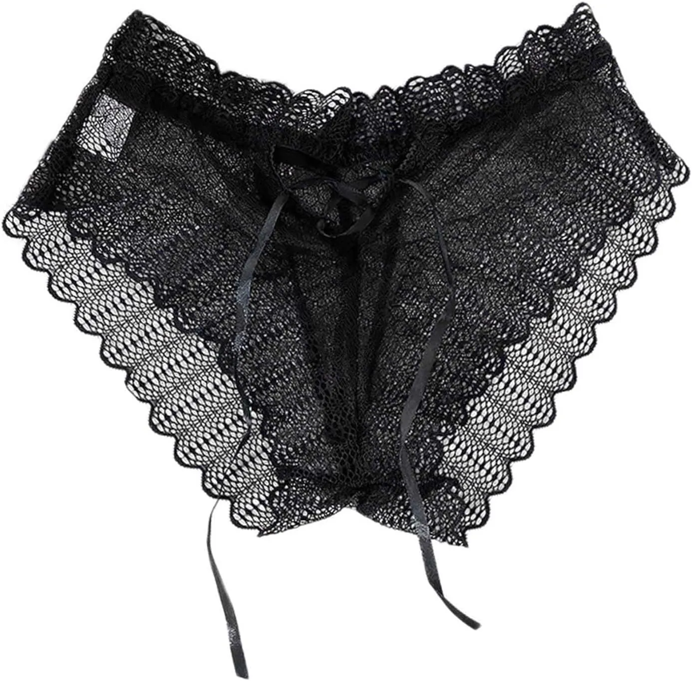 Womens Underwear Briefs Underpants Sleepwear Shorts Homewear Lingerie Lace Bandage Panties Ruffle