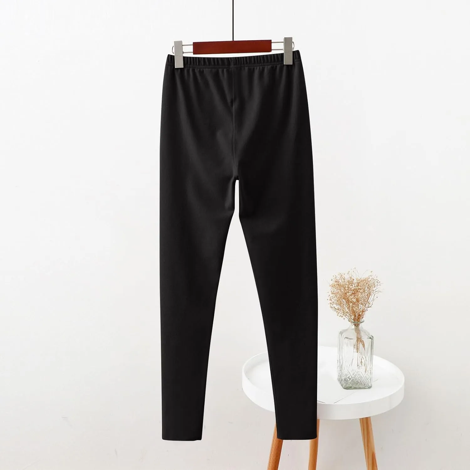 Womens Winter Warm Leggings Pants Soft Fleece Lined Pajamas Pants 2024 Trendy High Waist Lounge Pant Trousers
