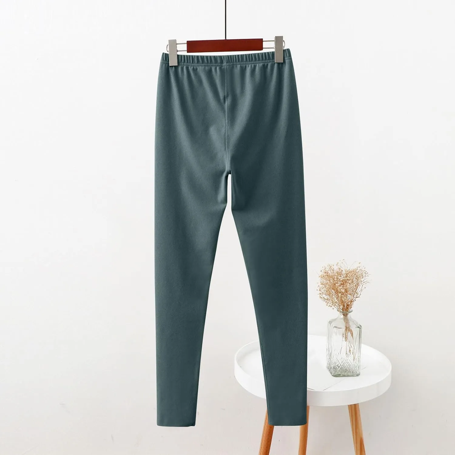 Womens Winter Warm Leggings Pants Soft Fleece Lined Pajamas Pants 2024 Trendy High Waist Lounge Pant Trousers